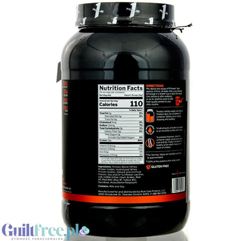 Rule1 R1 Protein Birthday Cake 0,9KG - beztłuszczowa odżywka białkowa WPI & WPH
