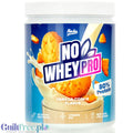 Rocka Nutrition NO WHEY PRO Vanilla Cookie 750g - wegańska odżywka białkowa z B12 i aminokwasami, bez cukru, soi i glute