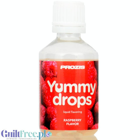 Prozis Yummy Drops Raspberry - sweetened flavor drops, Raspberry flavor