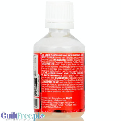 Prozis Yummy Drops Raspberry - sweetened flavor drops, Raspberry flavor
