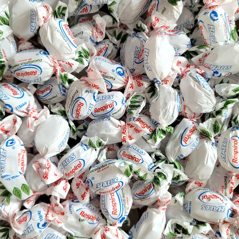 Halls Respiral Eucalyptus Menthol - eukaliptusowo-mentolowe cukierki bez cukru na wagę