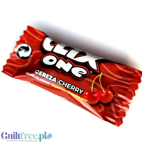 Clix One Cereza - sugar-free chewing gum with cherry flavor