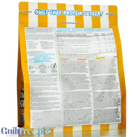 Applied Nutrition Protein Cookie Dough Salted Caramel - proteinowa masa ciasteczkowa z białą czekoladą 146kcal, 21g białka