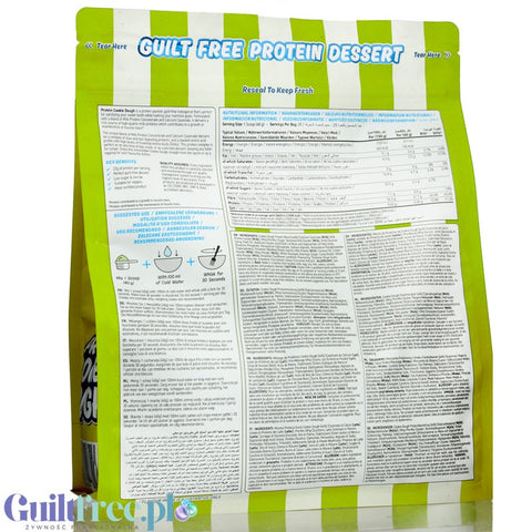 Applied Nutrition Protein Cookie Dough White Choc Pistachio - protein cookie dough with white chocolate 146kcal, 21g protein