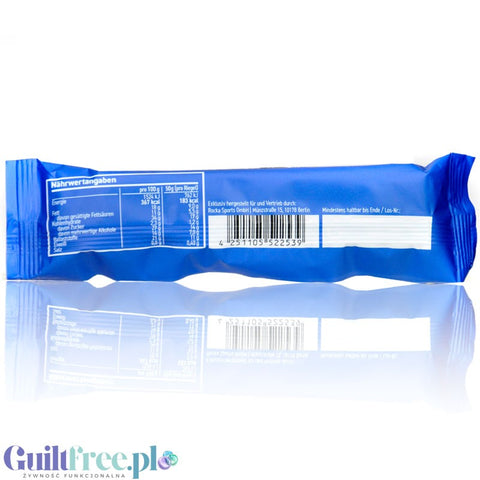 Rocka Nutrition Protein Bar, Cookies & Cream - wegański baton białkowy bez cukru i oleju palmowego 11g białka