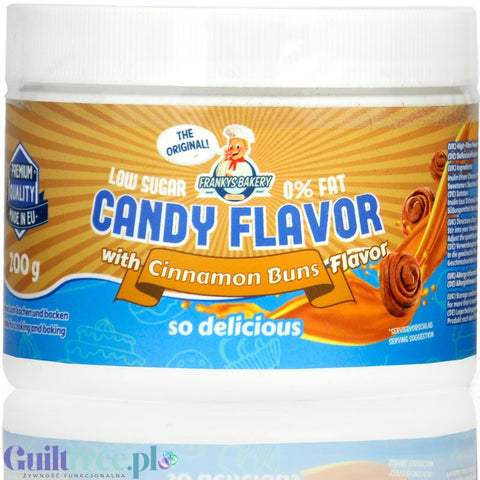 Franky's Bakery Candy Flavor Cinnamon Bun sweetening flavor with erythrol, Cinnamon Yeasty Bun