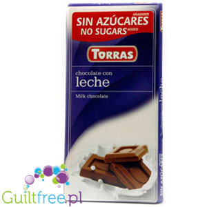 Torras Milk chocolate No suggars added Milky chocolate