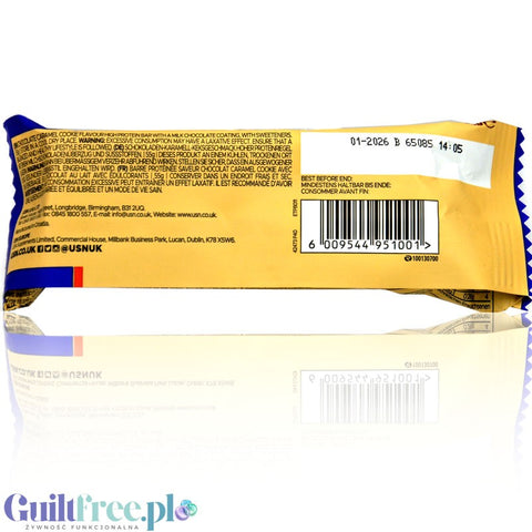 USN Trust Fusion Choc Caramel Cookie - baton białkowy 20g białka 1,5g cukru