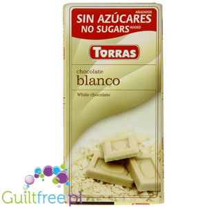 Torras White chocolate No suggars added White chocolate