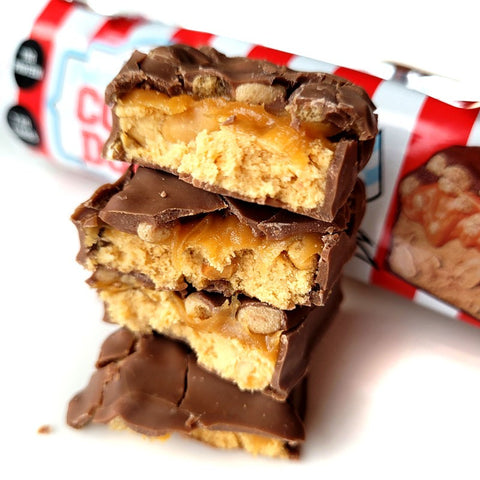 Adonis Cookie Dough Chunky Bar, Salted Caramel Peanut - proteinowy baton z kazeiną 18,1g białka & 205kcal