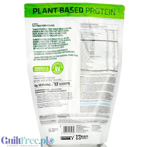 USN DietFuel Vegan Protein Meal Replacement Chocolate - vegan protein shake, meal replacement for reduction