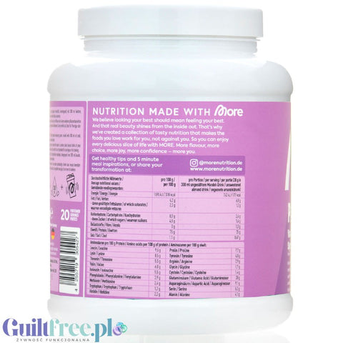 More Nutrition Total Protein Vanilla Speculoos 0,6kg - thick casein protein for desserts
