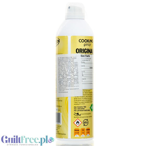 Best Joy Canola Cooking Spray Original 500 ml, spray rzepakowy do beztłuszczowego smażenia
