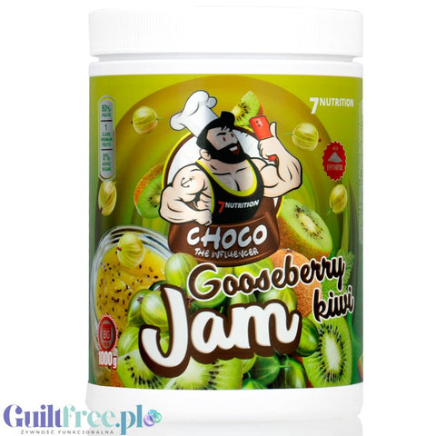 7Nutrition Gooseberry & Kiwi Jam - gooseberry and kiwi jam with no added sugar
