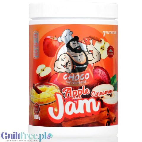 7Nutrition Apple & Cinnamon Jam - apple cinnamon jam with no added sugar only 53kcal