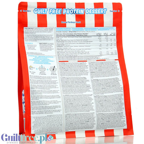 Applied Nutrition Protein Cookie Dough Choco Bueno - proteinowa masa ciasteczkowa z czekoladą 137kcal, 22g białka