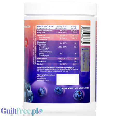 7Nutrition Blueberry Jam - blueberry jam with no added sugar