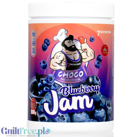 7Nutrition Blueberry Jam - blueberry jam with no added sugar