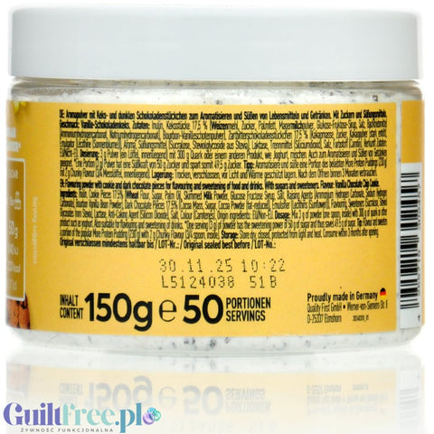 More Nutrition Chunky Flavor Vanilla Chocolate Chip Cookie 150g - flavor powder, Vanilla, Cookies & Chocolate