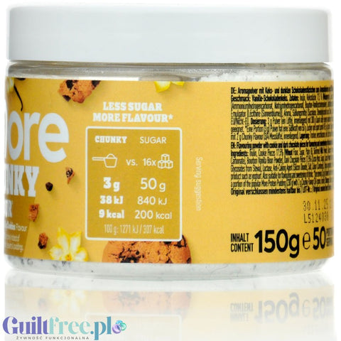 More Nutrition Chunky Flavor Vanilla Chocolate Chip Cookie 150g - flavor powder, Vanilla, Cookies & Chocolate