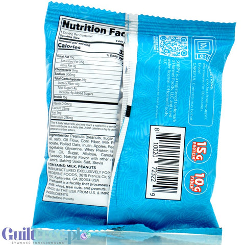 Redefine Oatmeal Protein Pie, Skippy Peanut Butter - owsiane giga ciacho proteinowe z masłem orzechowym