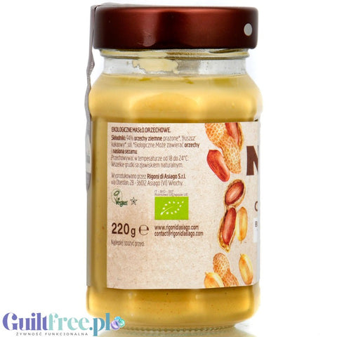 Rigoni di Asiago Bio Natu Peanut Butter 28g protein - organic, no added sugar or sweeteners.