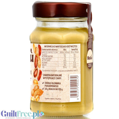 Rigoni di Asiago Bio Natu Masło Orzechowe 28g białka - organiczne, bez dodatku cukru i słodzików