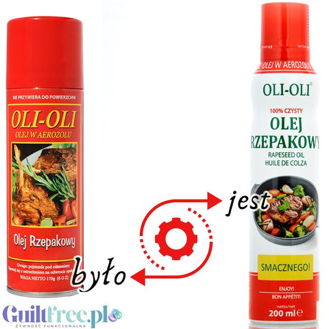 OLI-OLI, 100% Czysty Olej Rzepakowy w sprayu 200ml