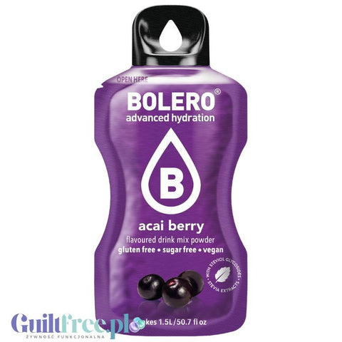 Bolero Drink Stevia Açaí Berry, instant, sachet 9g