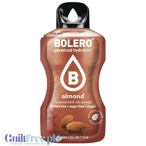 Bolero Drink Stevia Almond, instant, sachet 9g