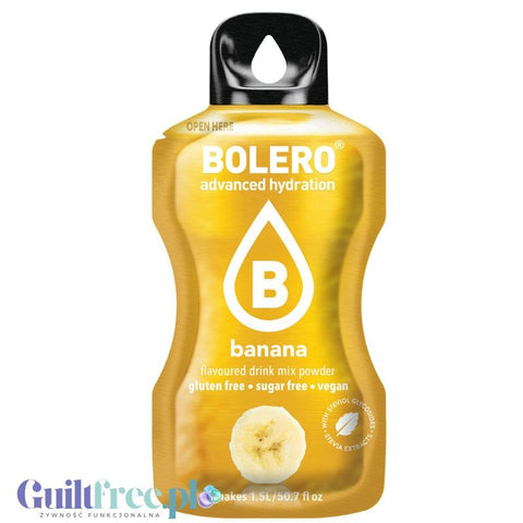 Bolero Drink Stevia Banana, instant, sachet 9g