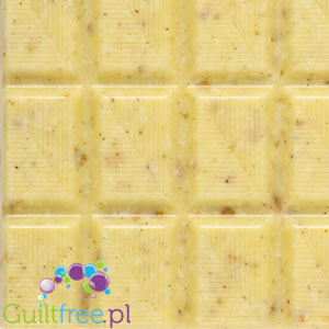 White chocolate without sweetened sugar Finnish xylitol with coconut