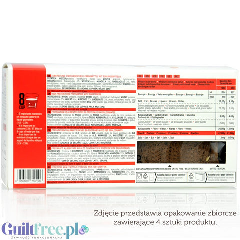 Ciao Carb ProtoToast Cocoa Stage1 - Czekoladowe prototosty proteinowe 44g białka / 28g błonnika