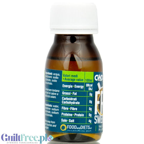 Ciao Carb Sweet Sensation słodzik w kroplach, cyklaminian sodu & sacharyna