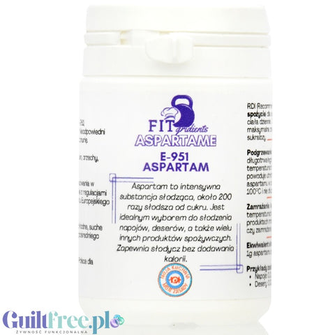 FITgridients Aspartame 25g, 100% pure aspartame E951