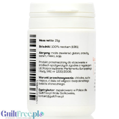 FITgridients Neotame 25g - czysta substancja słodząca bez wypełniaczy E-961