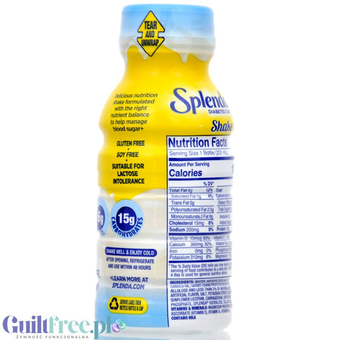 Splenda Shake French Vanilla - a ready-made shake 16g of protein in 170kcal, without sugar