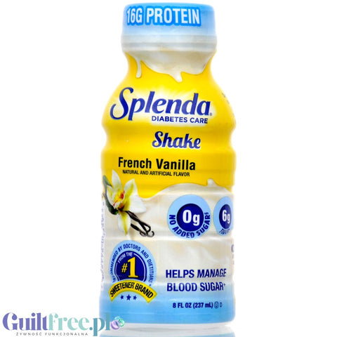 Splenda Shake French Vanilla - a ready-made shake 16g of protein in 170kcal, without sugar