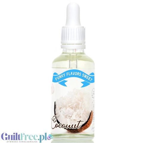Funky Flavors Sweet Coconut - kokoswe kropelki słodzące bez cukru i kalorii