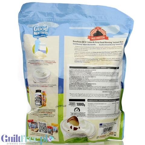 Max Protein Crema de Arroz, Choco Egg 1kg - sugar-free rice gruel, recovery workout meal