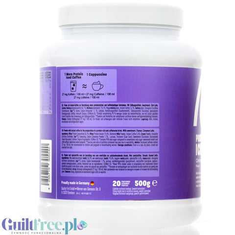 More Nutrition Protein Iced Coffee, Cinnamon Latte - mrożona kawa proteinowa 16g białka & 94kcal