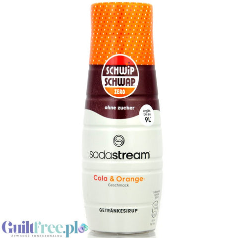 Schwip Schwap Zero SodaStream No Sugar Cola & Orange - syrop / koncentrat do wody bez cukru i kalorii 440ml