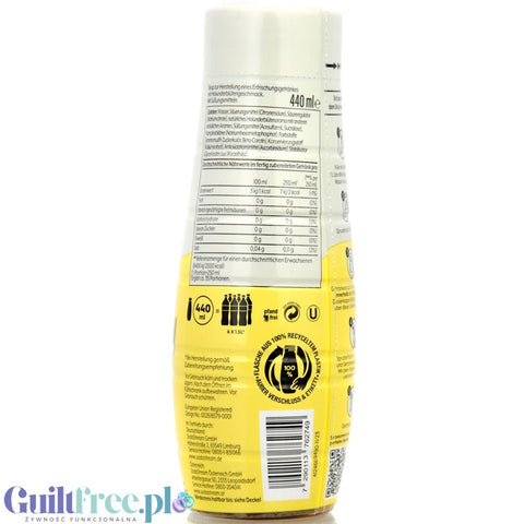 SodaStream No Sugar Holunderblüten 440ml / 9L - syrop / koncentrat do wody bez cukru,  Kwiat Czarnego Bzu