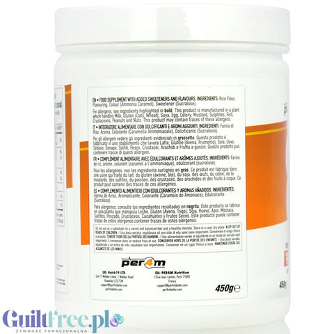 Per4m Cream of Rice, Carrot Cake 450g - sugar-free rice gruel, recovery workout meal, Carrot Cake flavor