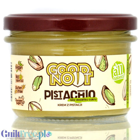 Good Noot Pistachio Cream - vegan artisanal sugar-free pistachio cream 45% pistachios