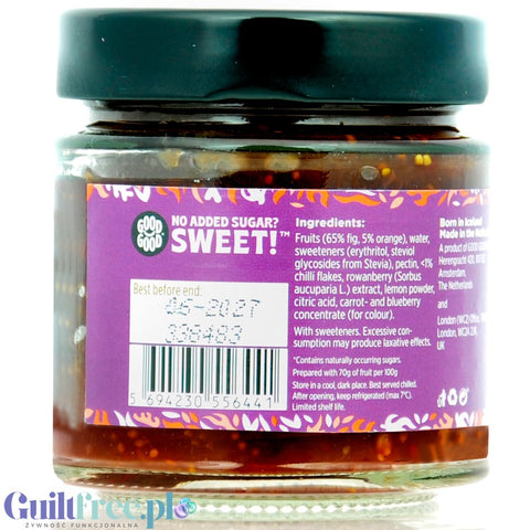 Good Good Keto Fig Chilli - dżem figowy z chilli bez cukru, tylko 52kcal w 100g
