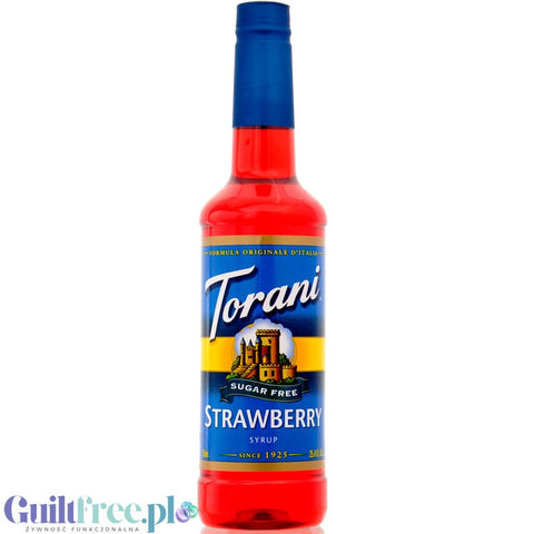 Torani Strawberry 0,75L - syrop do kawy bez cukru o smaku truskawkowym by Torani (torani-strawberry-075l-syrop-do-kawy-bez-cukru-o-smaku-truskawkowym)