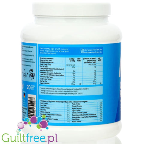 More Nutrition More Clear Peach Passion Fruit Ice Tea 0,6kg