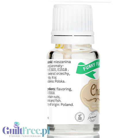 Funky Flavors Basic Chalva 10ml - Chałwa - kropelki aromatyzujące bez cukru, tłuszczu i słodzików