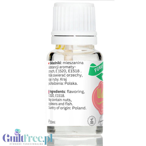 Funky Flavors Basic Watermelon 10ml - Arbuz - kropelki aromatyzujące bez cukru, tłuszczu i słodzików